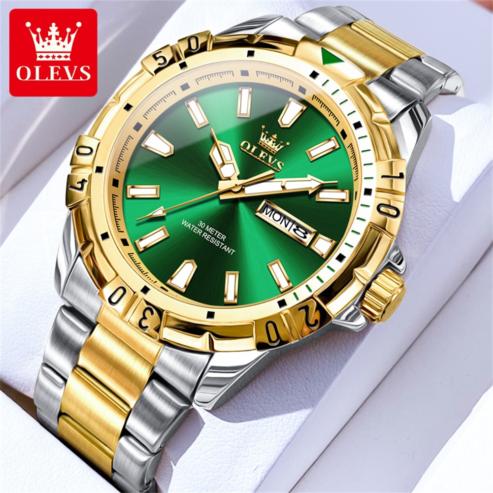 Luxury Watch Magazine - Montre-bracelet à quartz OLEVS 5560 de