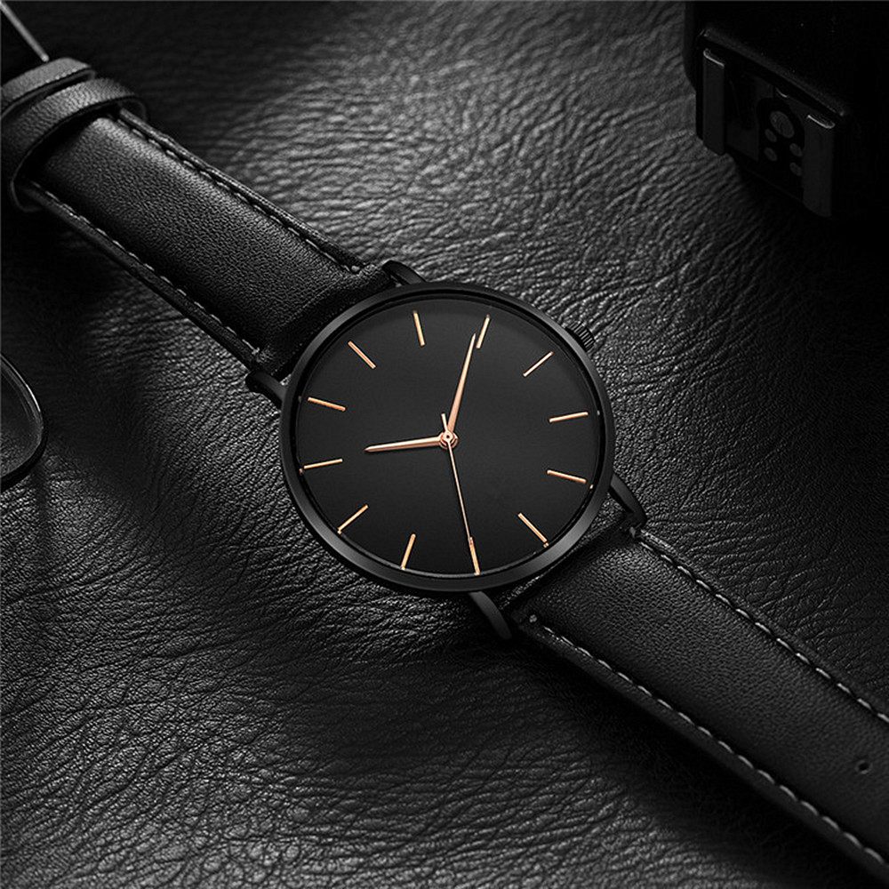 Luxury Watch Magazine - Style Simple analogique Quartz montre pour