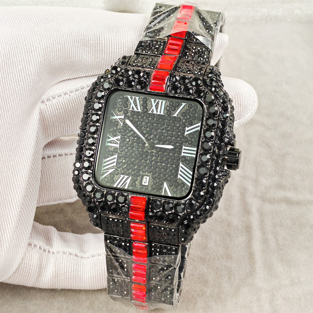 Montre à quartz noire Hip Hop  - Luxury Watch Iceberg avis et prix