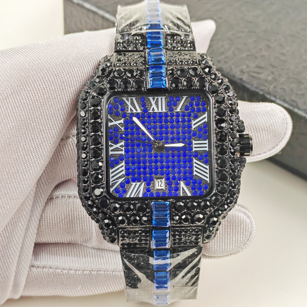 Montre à quartz noire Hip Hop  - Luxury Watch Iceberg avis et prix