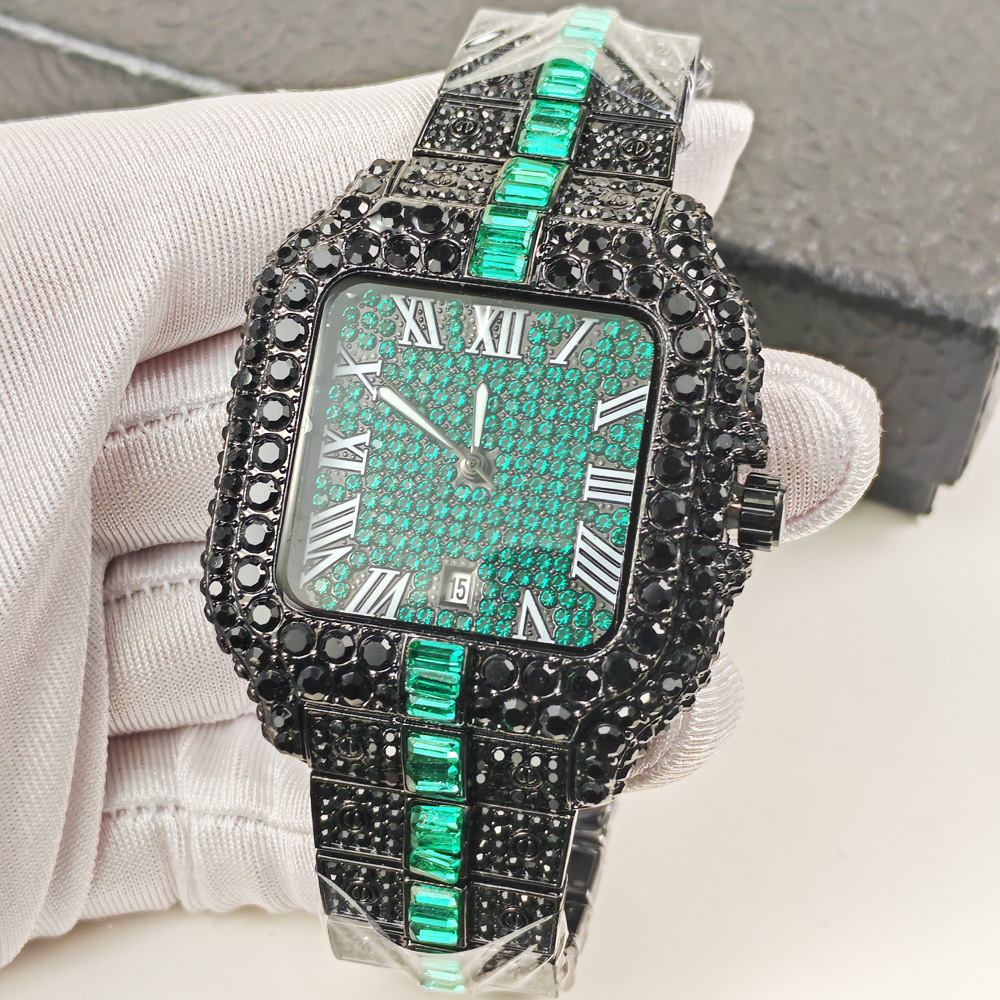 Montre à quartz noire Hip Hop  - Luxury Watch Iceberg avis et prix